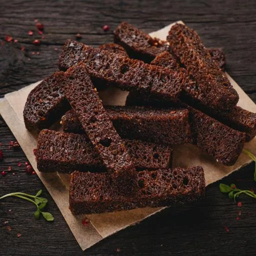 Гренки с сырным соусом
